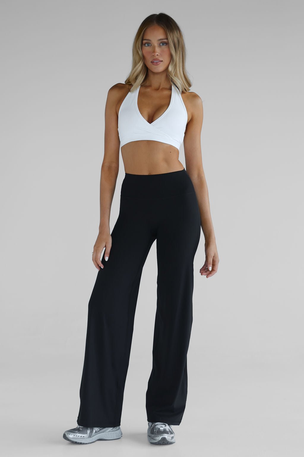 Sculpt Wide Leg Pants - Black - LEELO ACTIVE