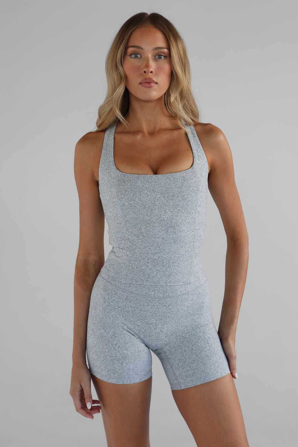 Shape Tank - Marl Grey - LEELO ACTIVE
