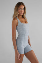 Shape Tank - Marl Grey - LEELO ACTIVE