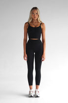 Signature 7/8 Leggings - Black - LEELO ACTIVE