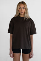 Signature Boyfriend Tee - Dark Chocolate - LEELO ACTIVE