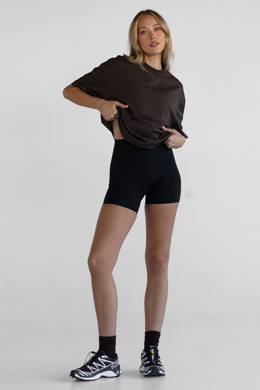 Signature Boyfriend Tee - Dark Chocolate - LEELO ACTIVE