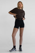 Signature Boyfriend Tee - Dark Chocolate - LEELO ACTIVE