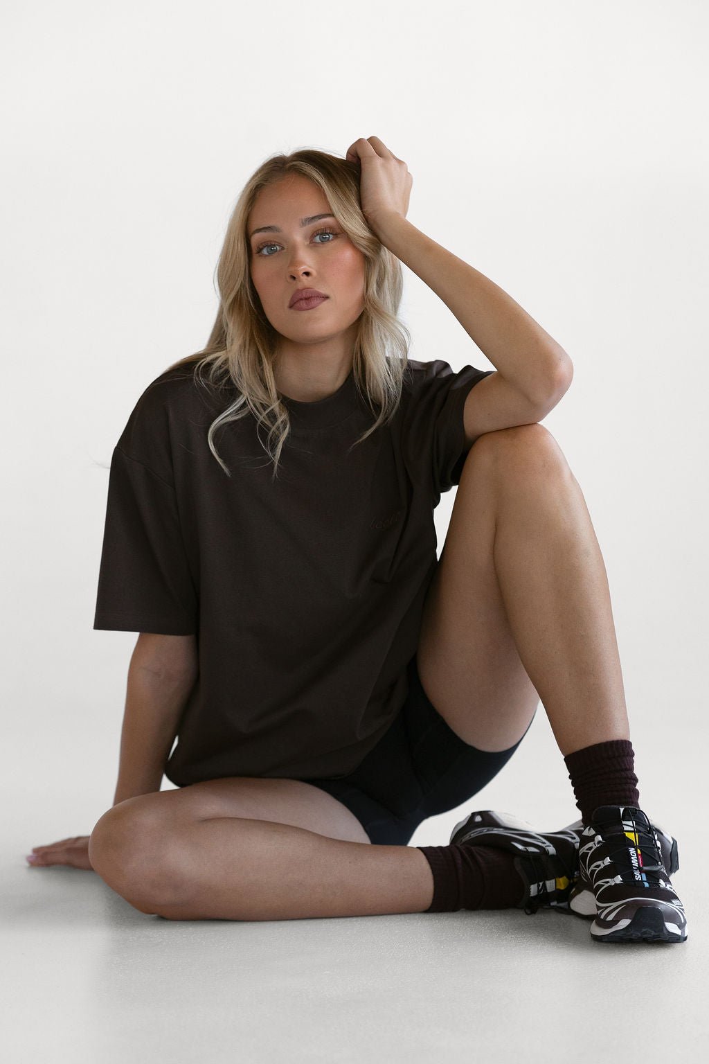 Signature Boyfriend Tee - Dark Chocolate - LEELO ACTIVE