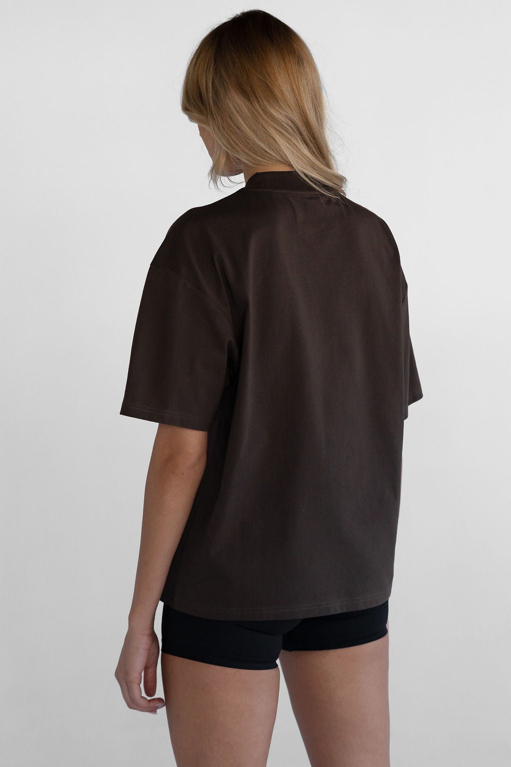 Signature Boyfriend Tee - Dark Chocolate - LEELO ACTIVE