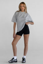 Signature Boyfriend Tee - Heather Grey - LEELO ACTIVE