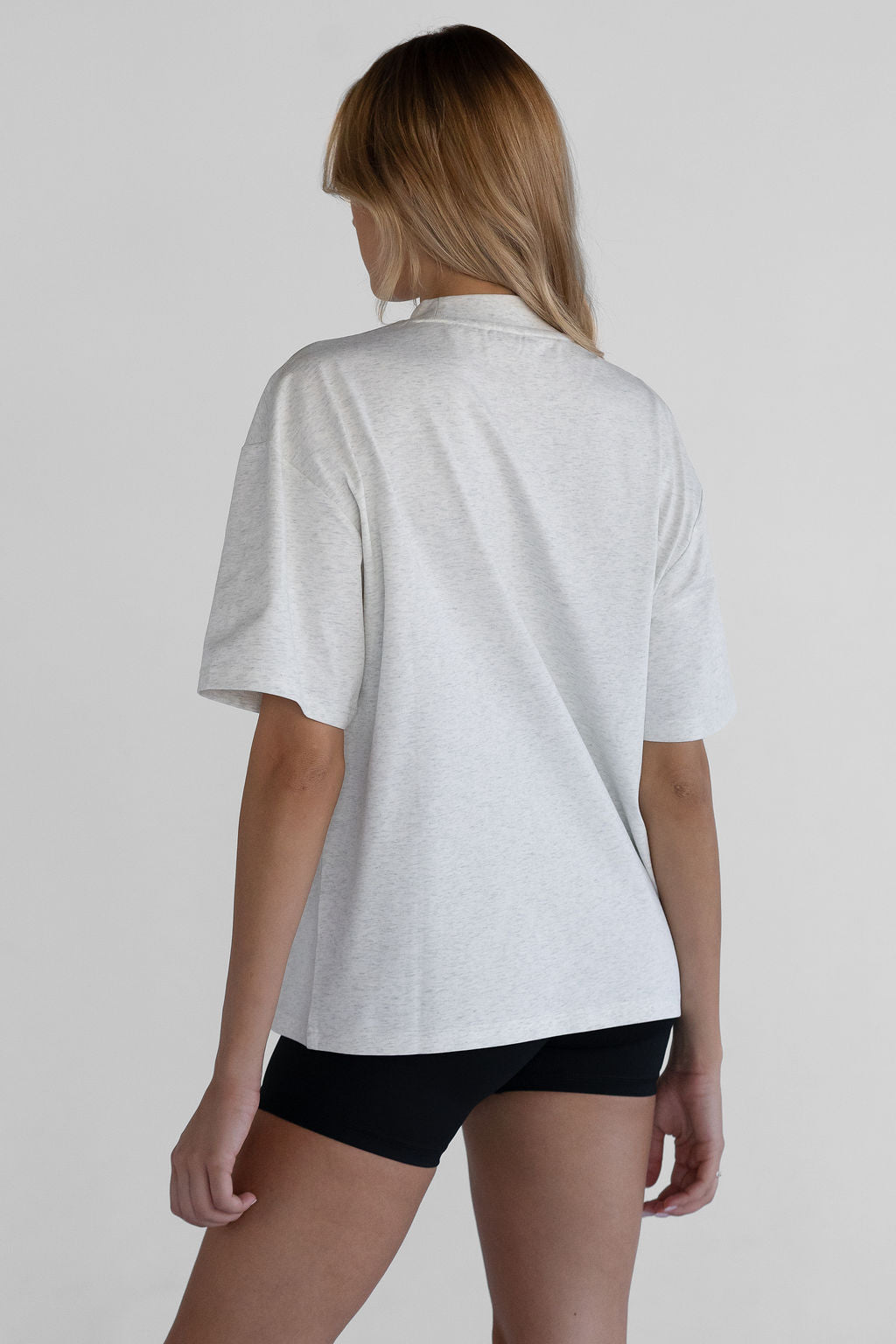Signature Boyfriend Tee - Oatmeal - LEELO ACTIVE