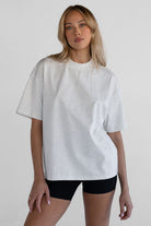 Signature Boyfriend Tee - Oatmeal - LEELO ACTIVE