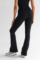 Signature Flare Leggings - Black - LEELO ACTIVE