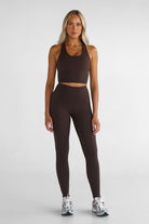 Signature Full Length Leggings - Mocha - LEELO ACTIVE