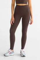 Signature Full Length Leggings - Mocha - LEELO ACTIVE