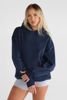 Signature Hoodie - Navy - LEELO ACTIVE