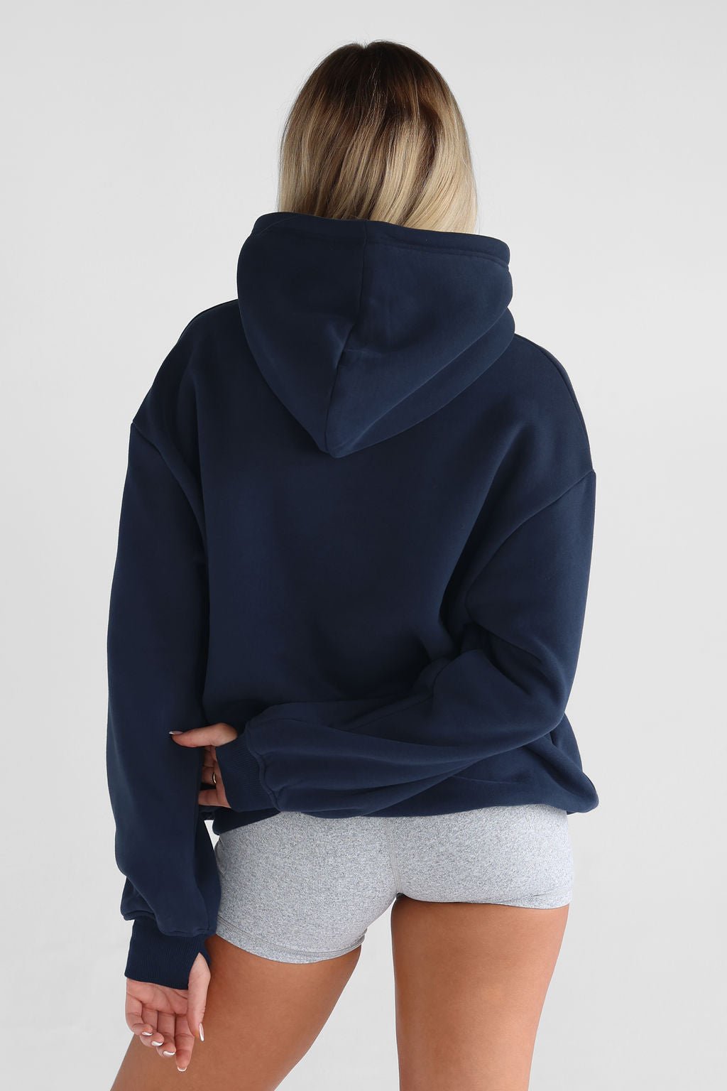 Signature Hoodie - Navy - LEELO ACTIVE