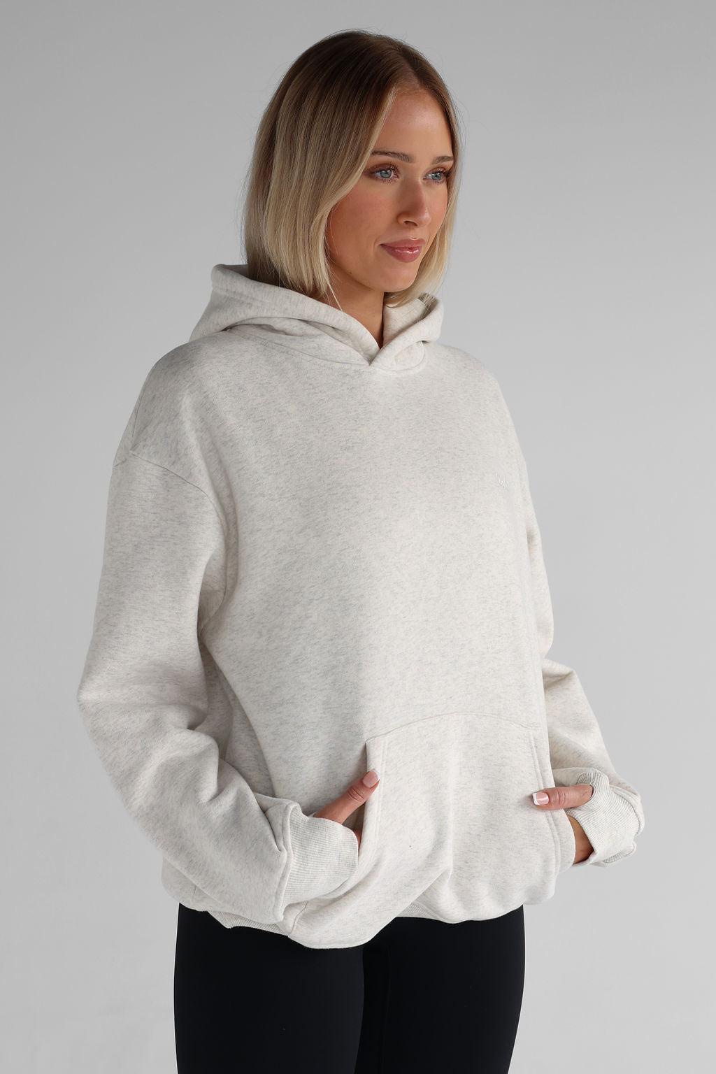 Signature Hoodie - Oatmeal - LEELO ACTIVE