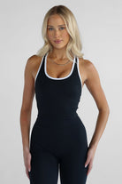 Signature Racer Back Tank - Oreo - LEELO ACTIVE