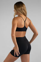Signature Scrunch Short - Black - LEELO ACTIVE
