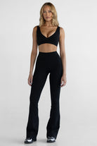 TALL Sculpt Flare Leggings - Black - LEELO ACTIVE