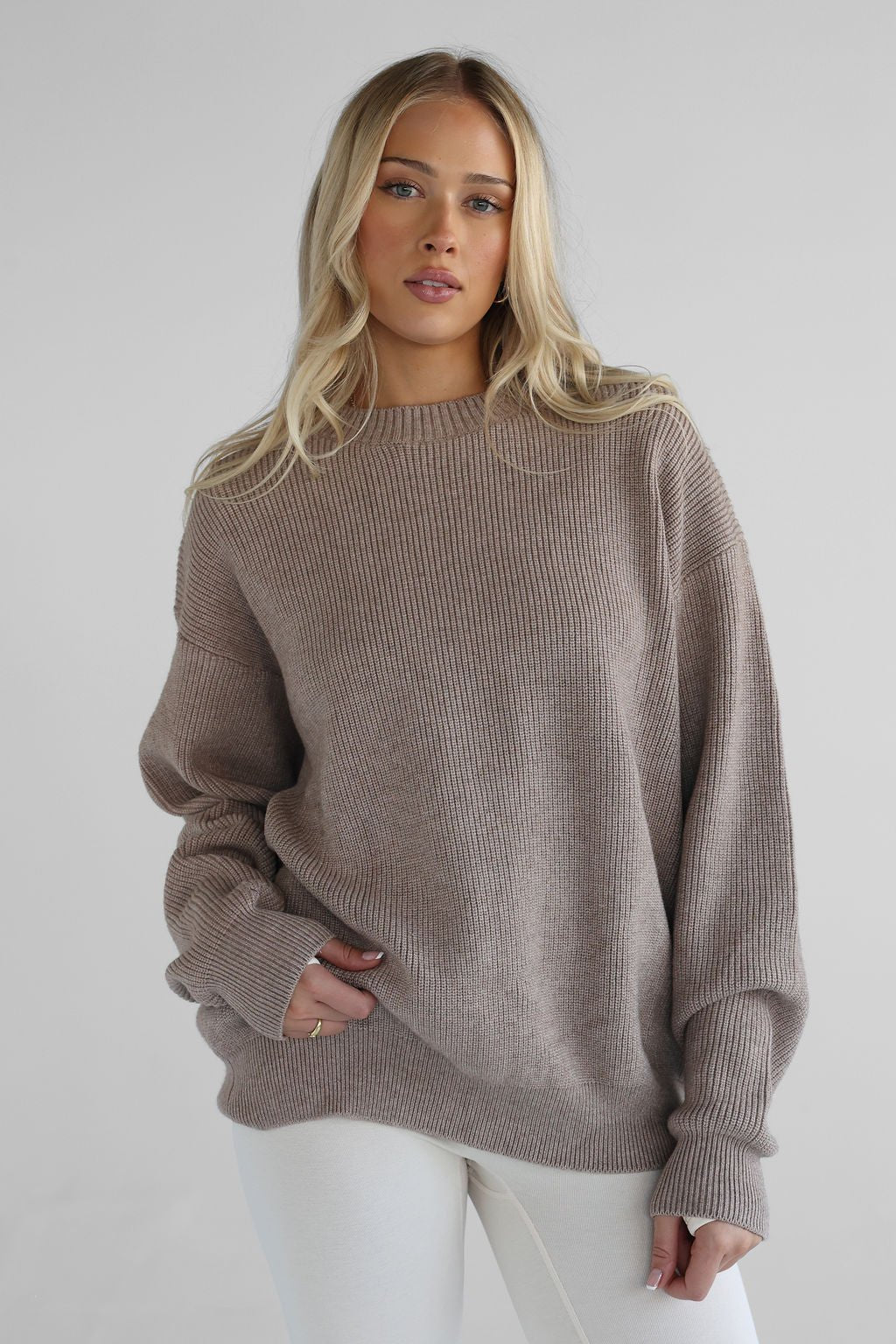 The Cosy Knit - Almond PRE ORDER - LEELO ACTIVE
