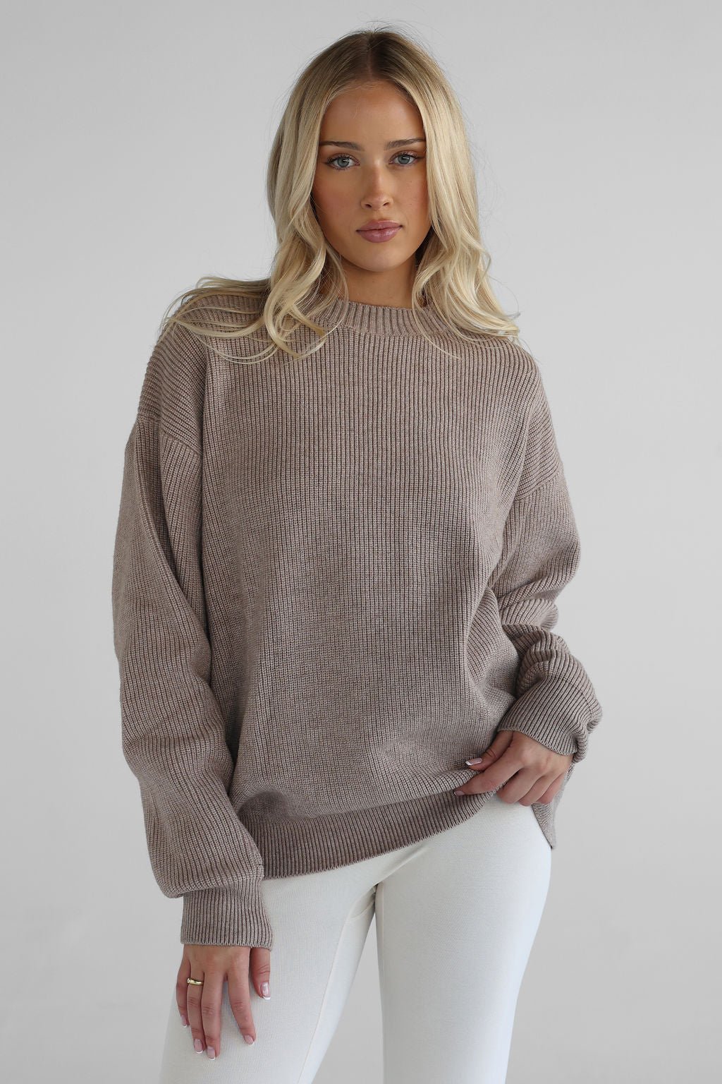 The Cosy Knit - Almond PRE ORDER - LEELO ACTIVE