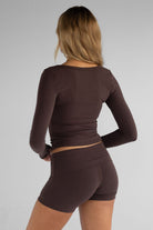 The Lounge Shorts - Dark Chocolate - LEELO ACTIVE