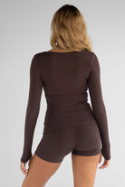 The Lounge Shorts - Dark Chocolate - LEELO ACTIVE