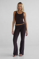 The Lounge Tank - Dark Chocolate - LEELO ACTIVE