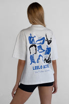 The Pilates Collection Boyfriend Tee - Oatmeal - LEELO ACTIVE