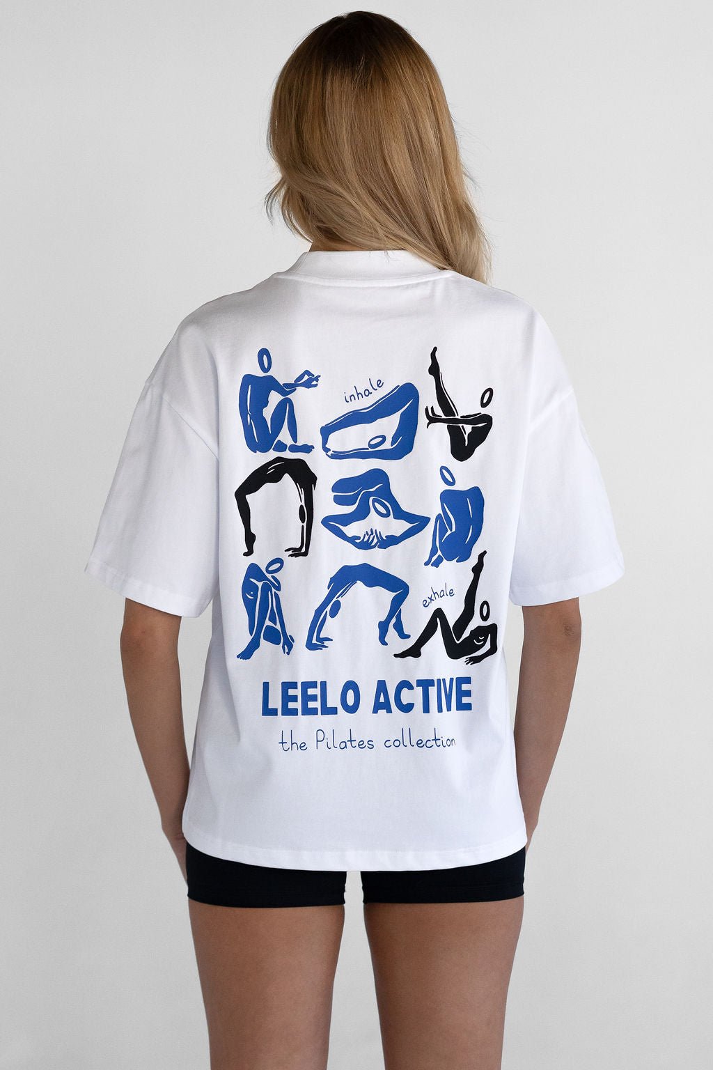 The Pilates Collection Boyfriend Tee - White - LEELO ACTIVE