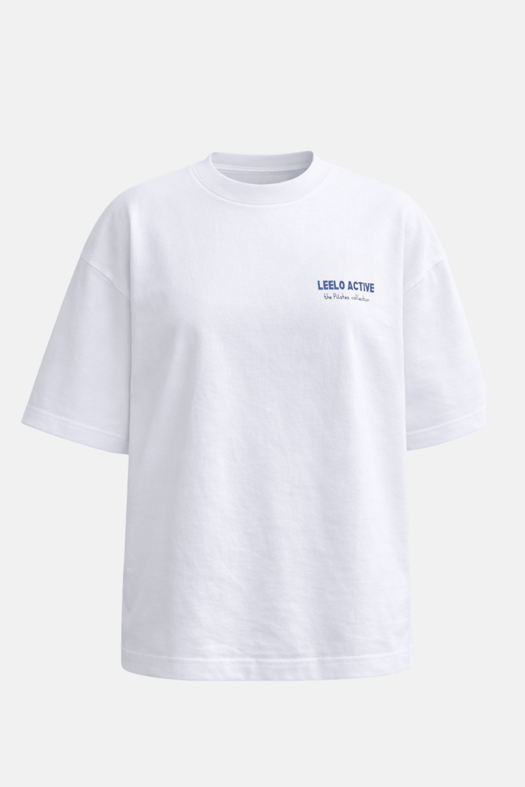 The Pilates Collection Boyfriend Tee - White - LEELO ACTIVE