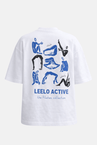 The Pilates Collection Boyfriend Tee - White - LEELO ACTIVE