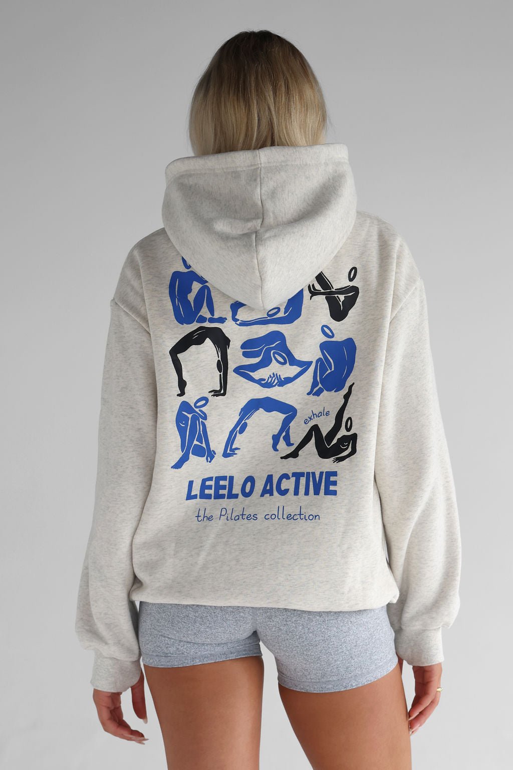 The Pilates Collection Hoodie - Oatmeal - LEELO ACTIVE