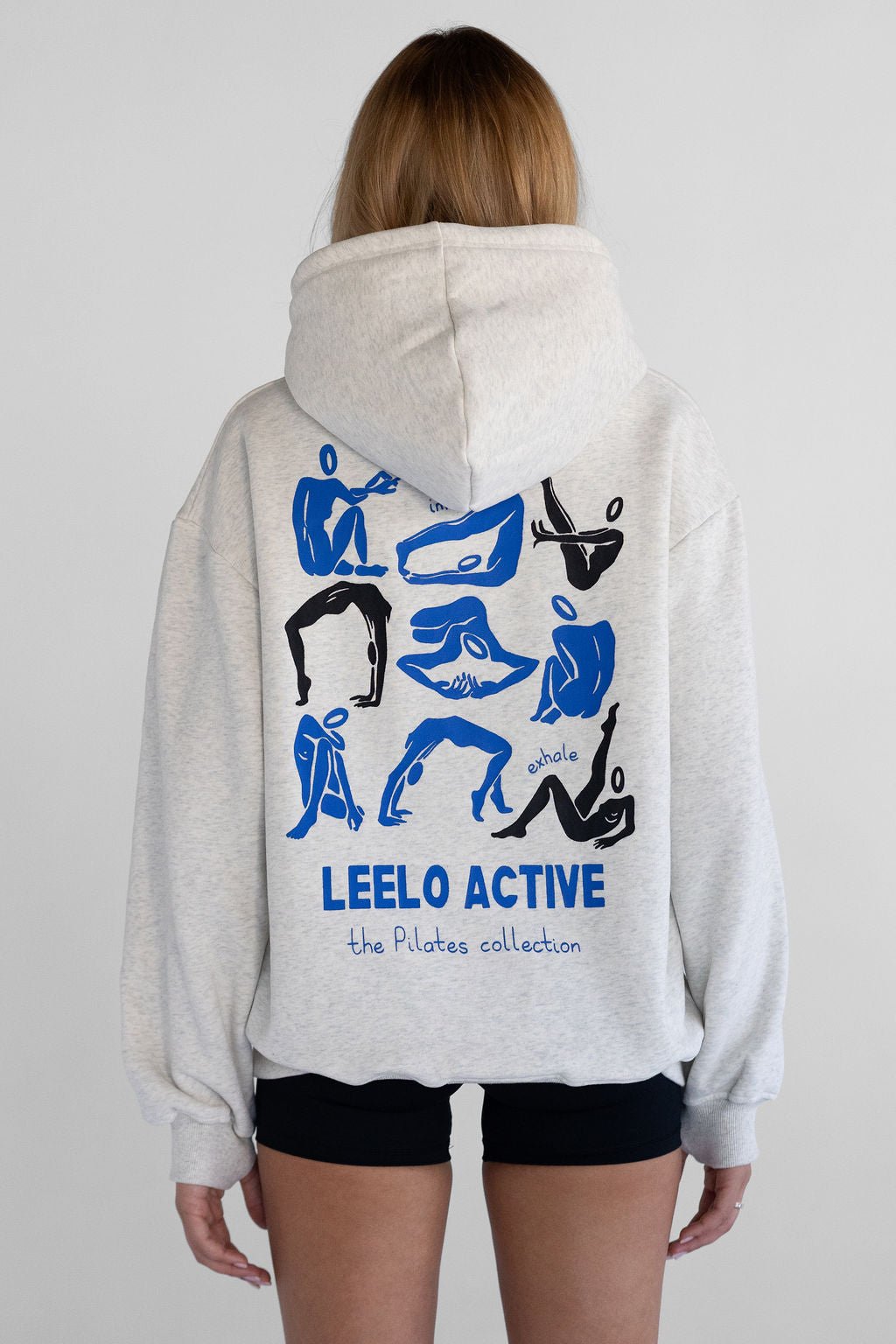 The Pilates Collection Hoodie - Oatmeal - LEELO ACTIVE