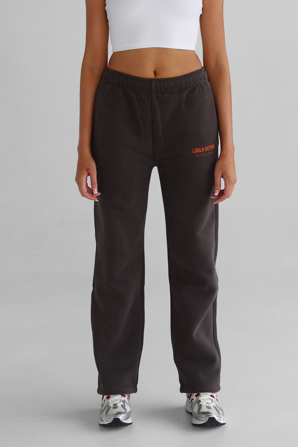 The Pilates Collection Relaxed Fit Sweatpants - Ash - LEELO ACTIVE