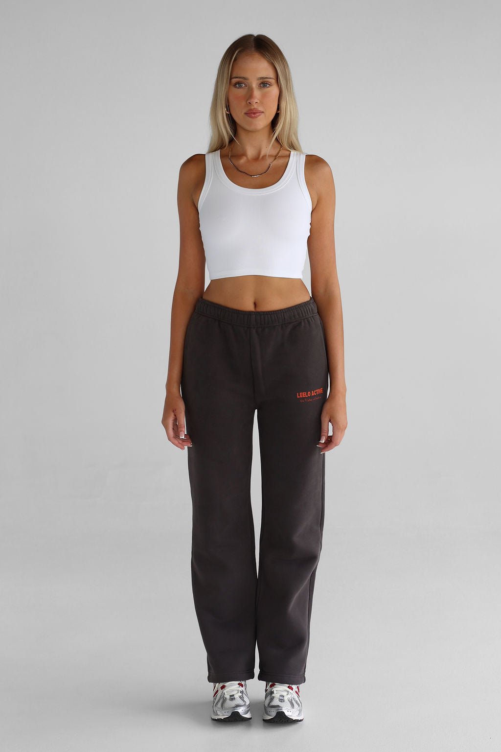 The Pilates Collection Relaxed Fit Sweatpants - Ash - LEELO ACTIVE