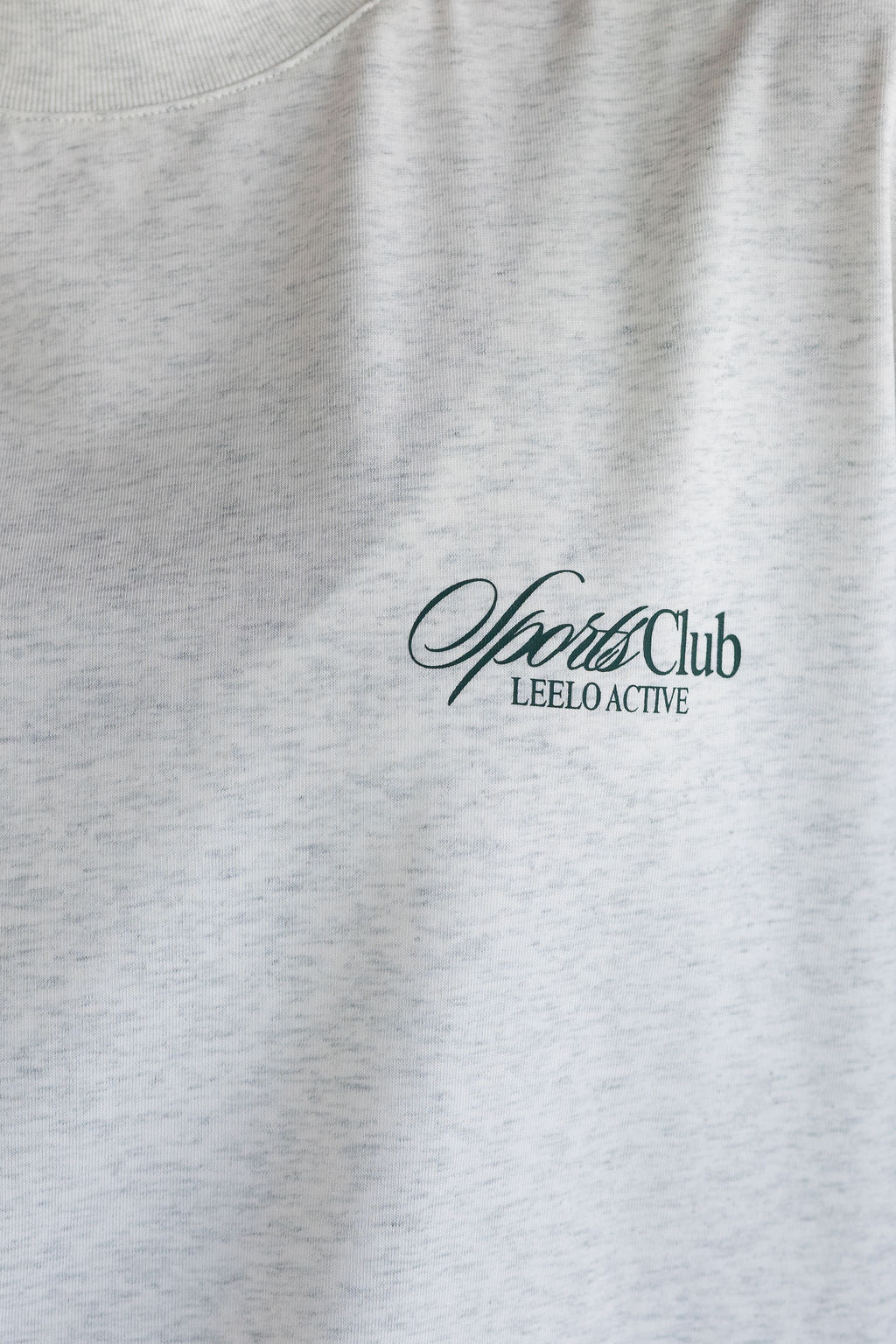 The Sports Club Boyfriend Tee - Oatmeal - LEELO ACTIVE