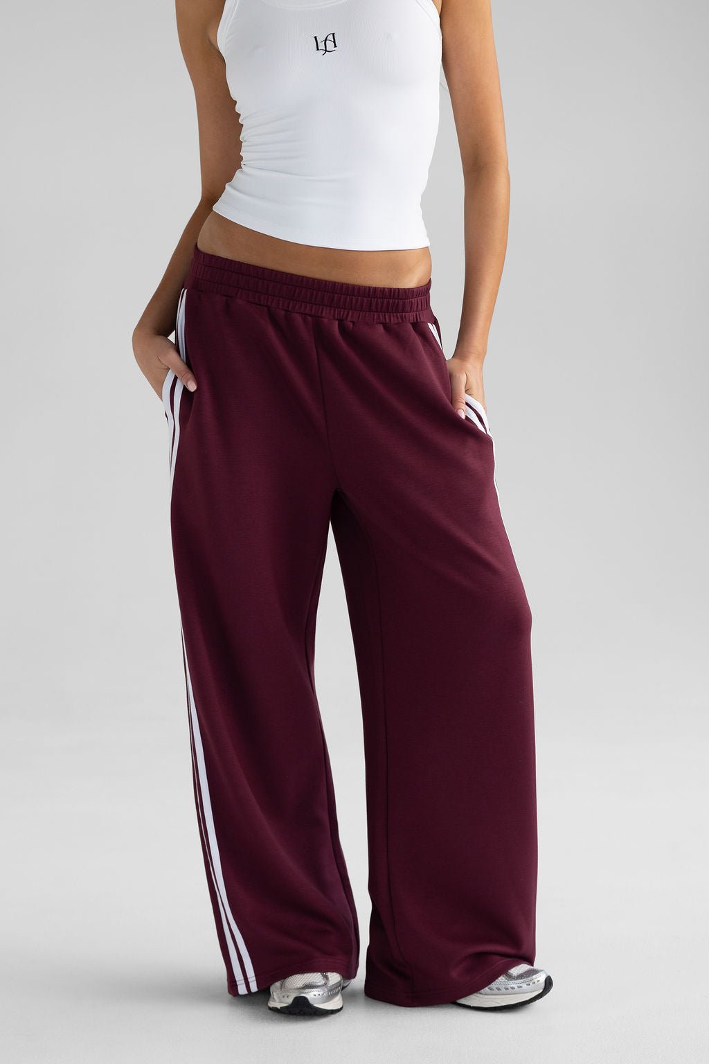 Track Star Pants - Cherry Cola - LEELO ACTIVE