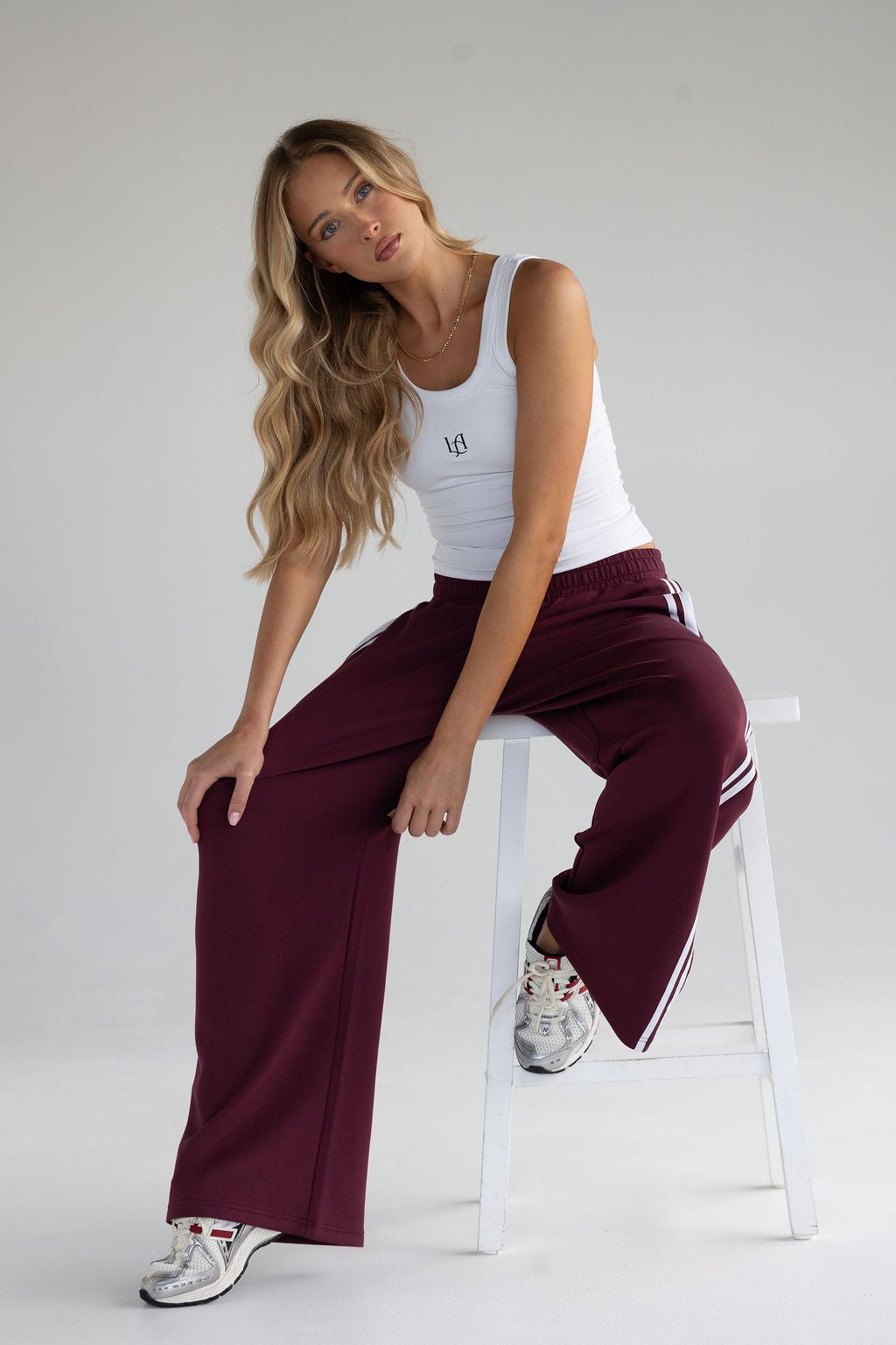 Track Star Pants - Cherry Cola - LEELO ACTIVE