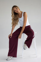 Track Star Pants - Cherry Cola - LEELO ACTIVE