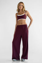 Track Star Pants - Cherry Cola (PRE - ORDER) - LEELO ACTIVE