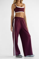 Track Star Pants - Cherry Cola (PRE - ORDER) - LEELO ACTIVE