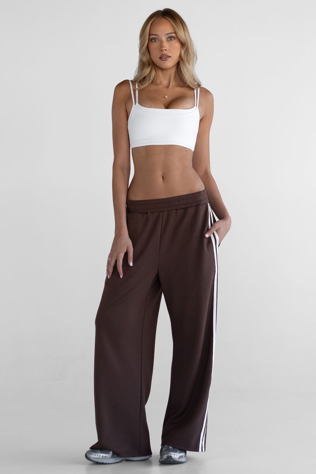 Track Star Pants - Dark Chocolate - LEELO ACTIVE