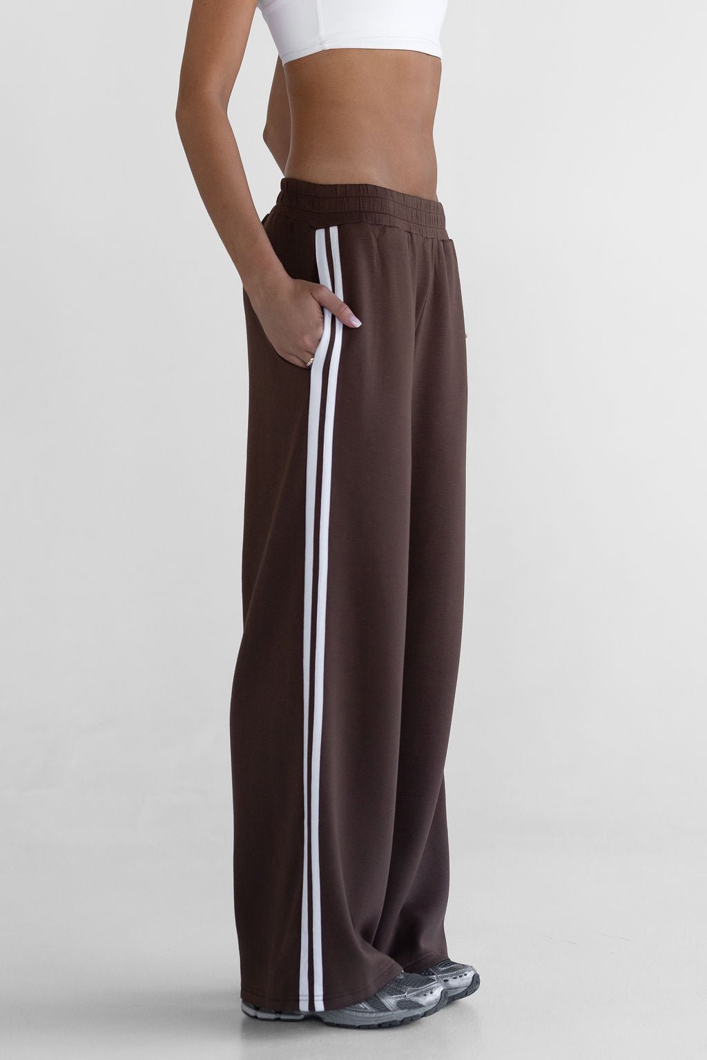 Track Star Pants - Dark Chocolate - LEELO ACTIVE