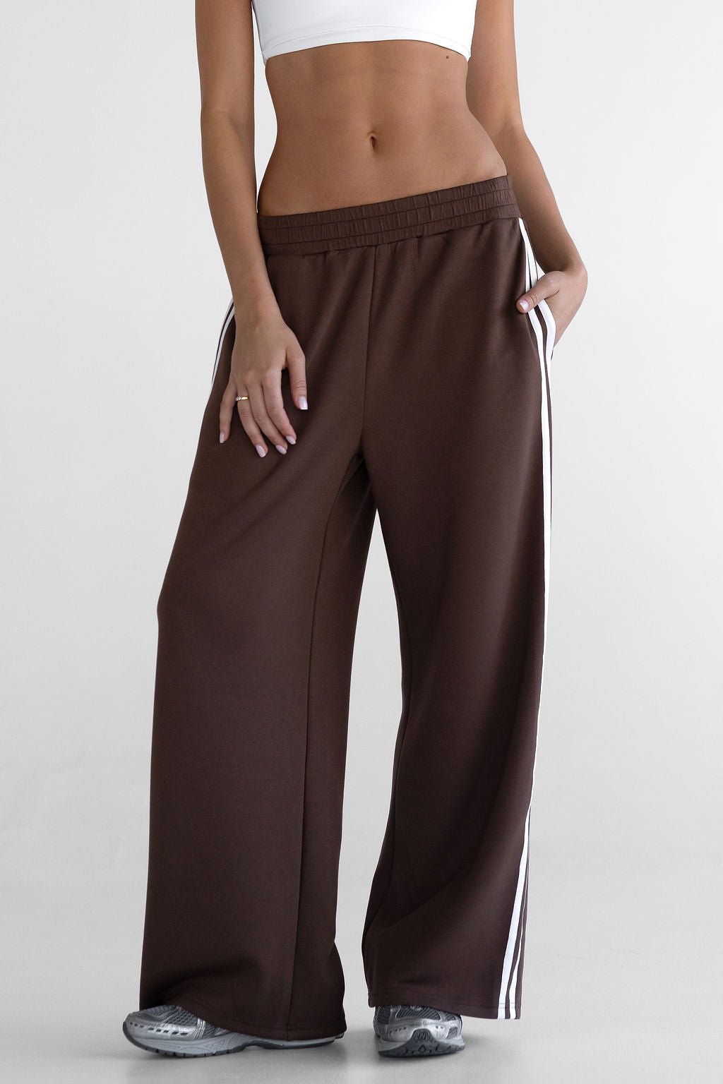Track Star Pants - Dark Chocolate - LEELO ACTIVE