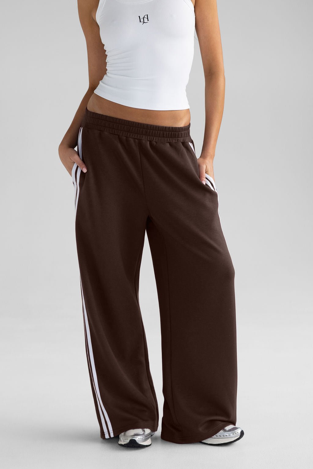 Track Star Pants - Dark Chocolate - LEELO ACTIVE