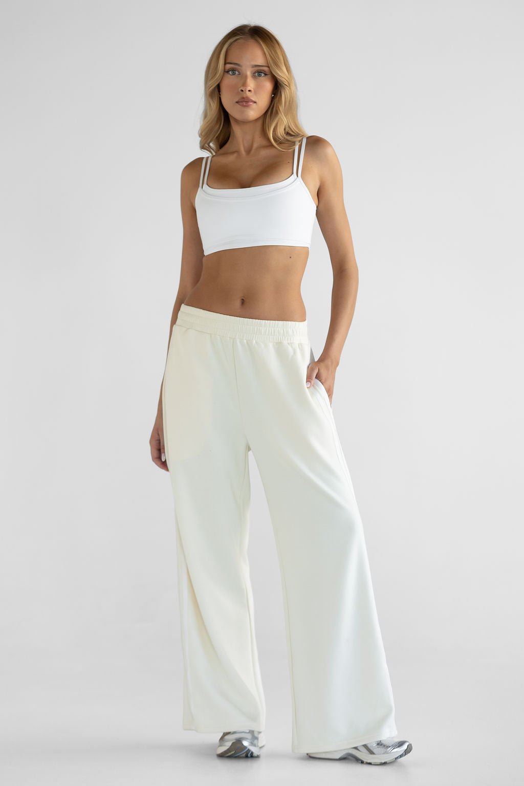 Track Star Pants - French Vanilla - LEELO ACTIVE