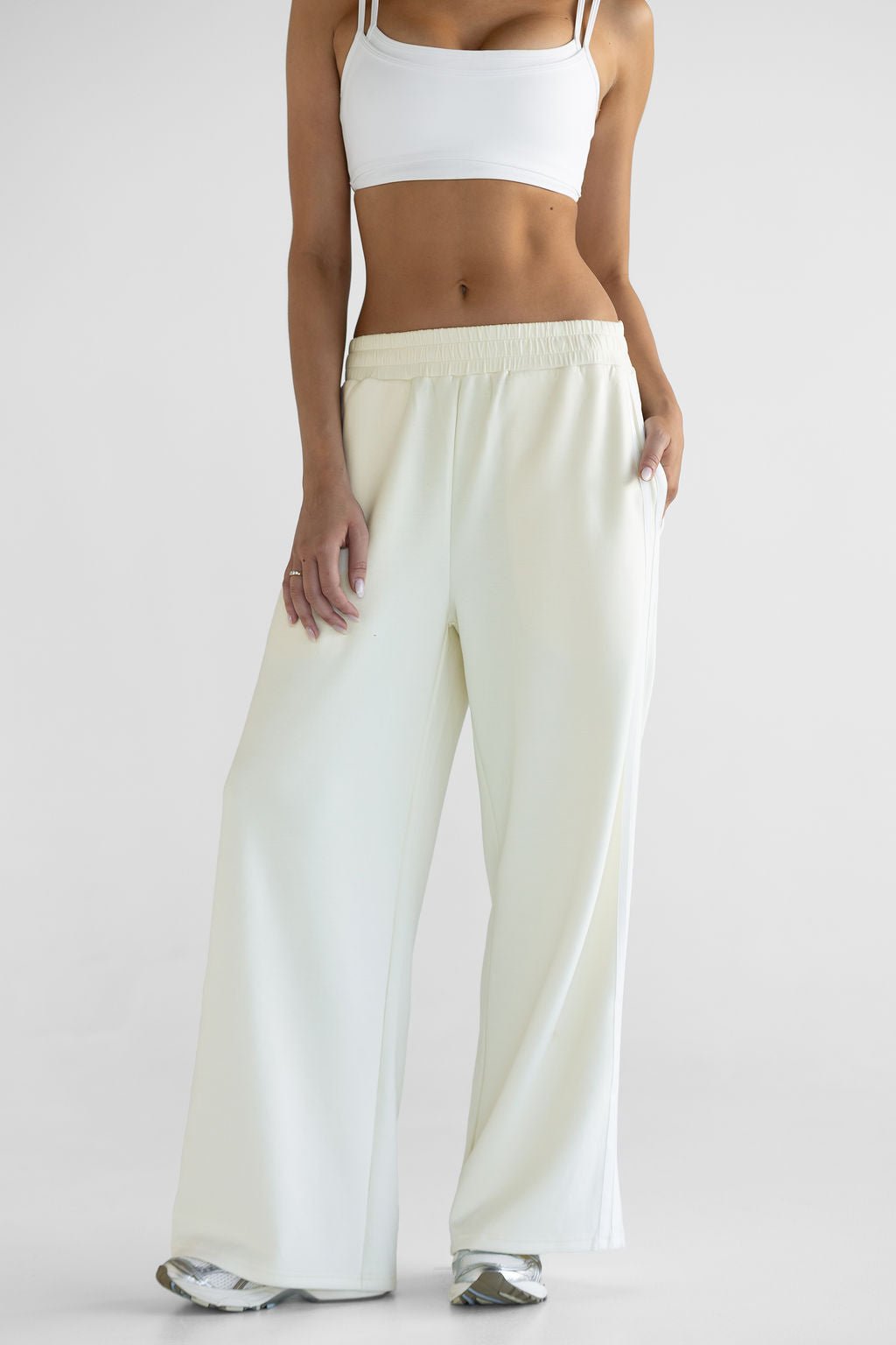 Track Star Pants - French Vanilla - LEELO ACTIVE