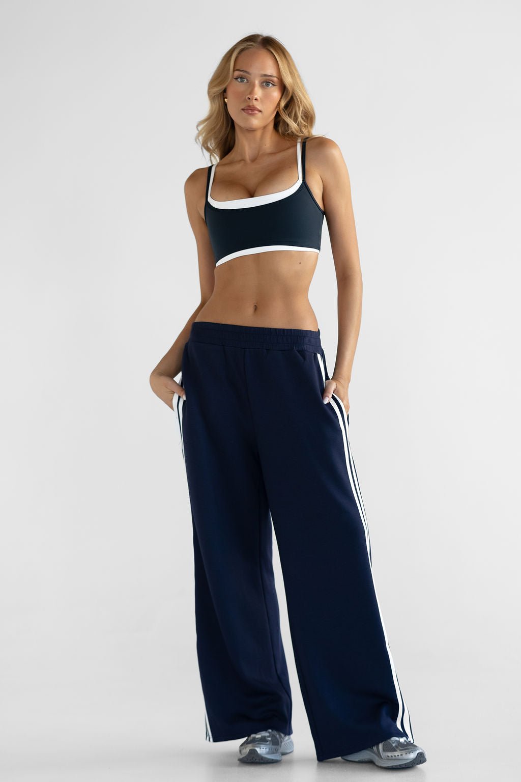 Track Star Pants - Navy (pre - order) - LEELO ACTIVE