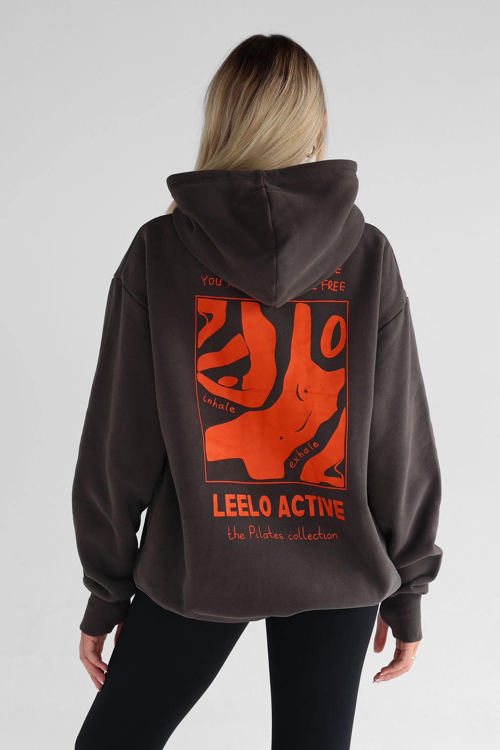 V2 The Pilates Collection Hoodie - Ash - LEELO ACTIVE