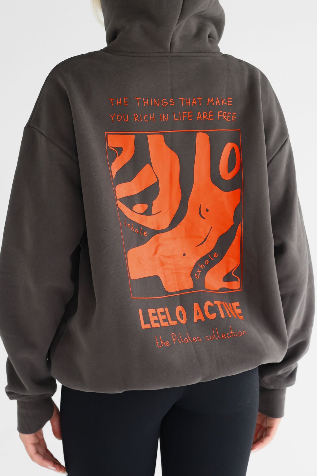 V2 The Pilates Collection Zip Hoodie - Ash