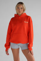 V3 Pilates Collection Boyfriend Hoodie - Tangelo - LEELO ACTIVE